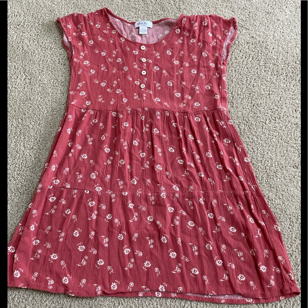 Tilly’s Casual girls coral color dress size large
